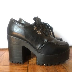 Chunky Goth platform/heels